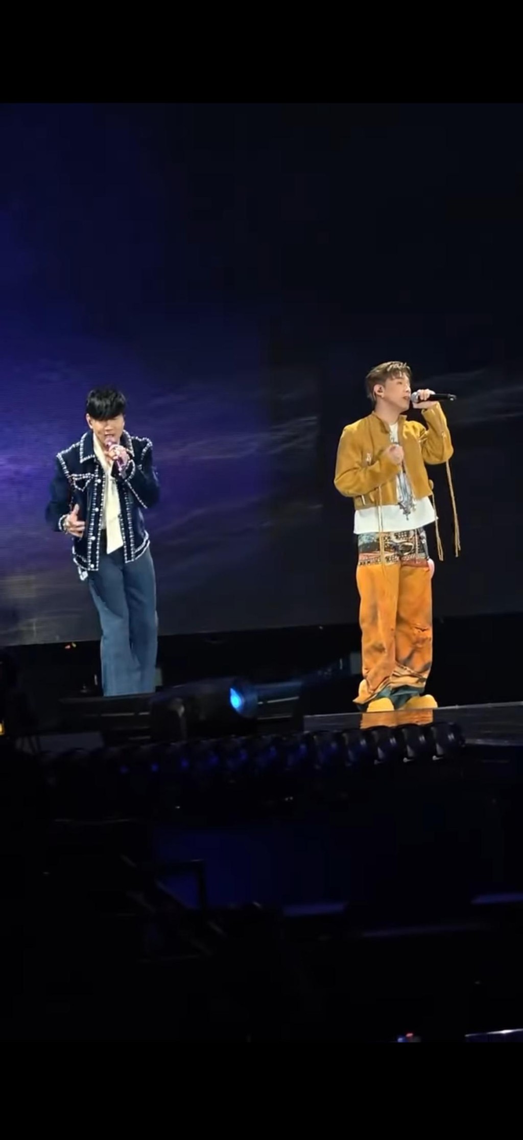 MC張天賦任林俊傑演唱會嘉賓。 MC張天賦任林俊傑演唱會嘉賓。