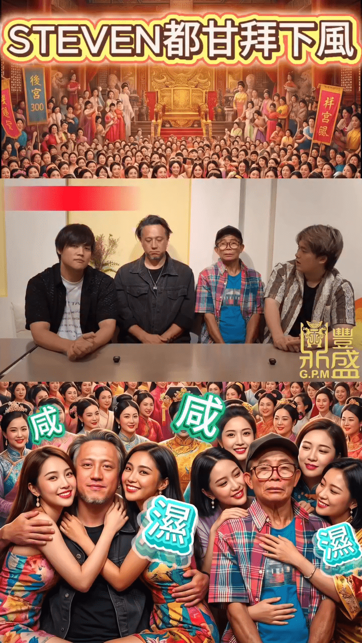 網台「鼎豐盛」邀來梅啟明(右二)與張致恒(左二)同場,堪稱「世紀對談」。 網台「鼎豐盛」邀來梅啟明(右二)與張致恒(左二)同場,堪稱「世紀對談」。
