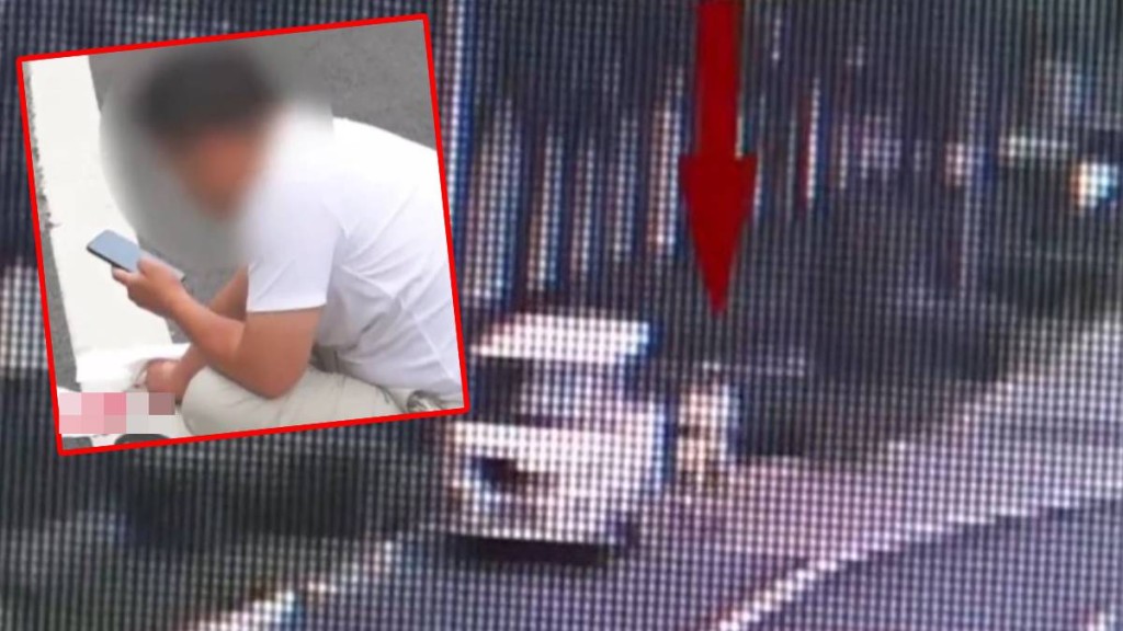 北京有單車男「自炒」後，即使手部不斷流血仍堅持開視像會議。BRTV