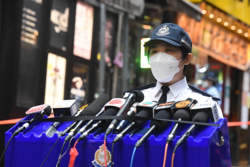 中区警区助理指挥官周咏仪指，警方已于过去两日在兰桂坊附近一带的街道。