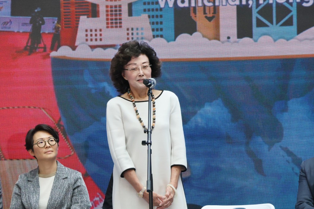香港保總主席劉掌珠有信心伊館可以滿座。徐嘉華攝 香港保總主席劉掌珠有信心伊館可以滿座。徐嘉華攝
