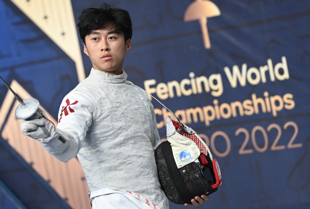 吳諾弘今年參加劍擊世錦賽，可惜首圈止步。