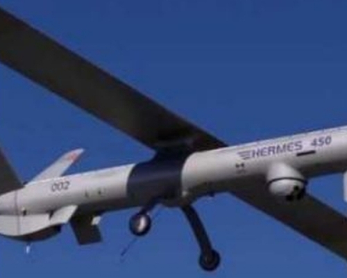 以色列的無人機墜毀在黎巴嫩境內。(網圖)