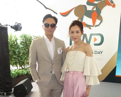 張智霖（Chilam）及李佳芯（Ali）今日出席賽馬活動。