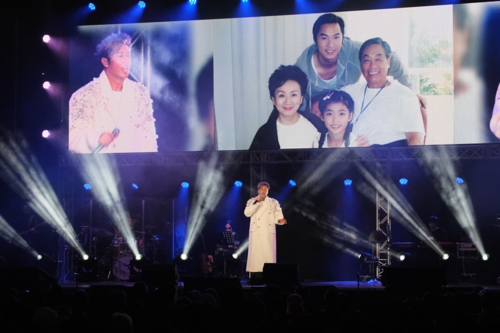 譚耀文與焦姣、曾江。 譚耀文與焦姣、曾江。