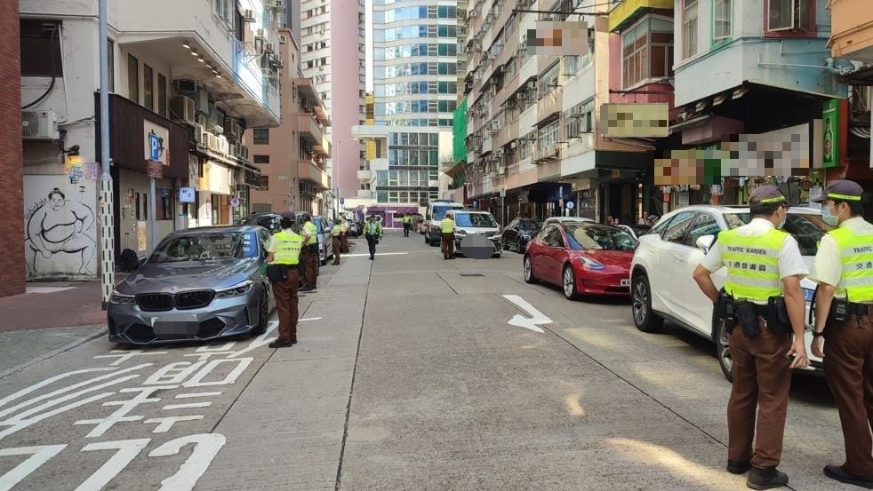 警旺角舉行交通日。警方提供