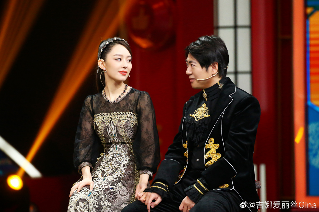 郎朗與吉娜一直恩愛。