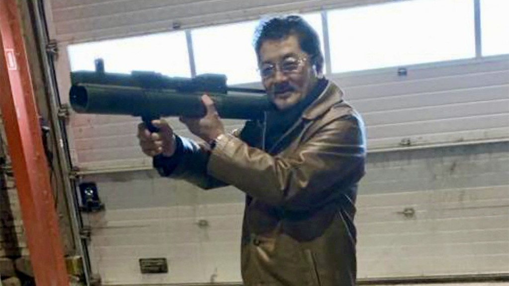 日本黑幫頭目海老澤武史。 路透社