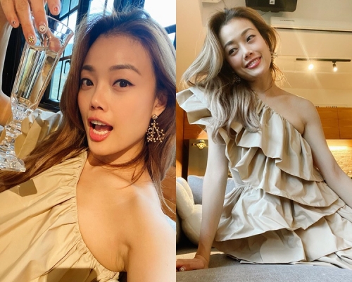 容祖兒完美示範宅在家如何自誤。
