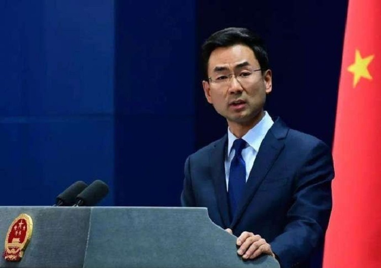 北京外交部發言人耿爽。網上圖片