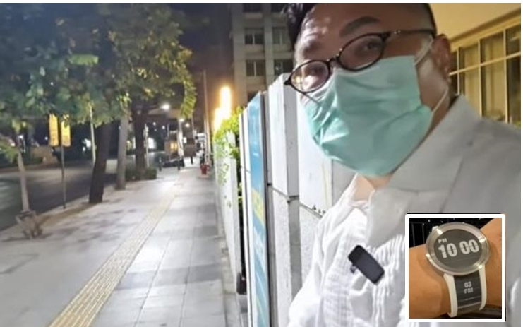 搭正晚上十點開始宵禁啦。
