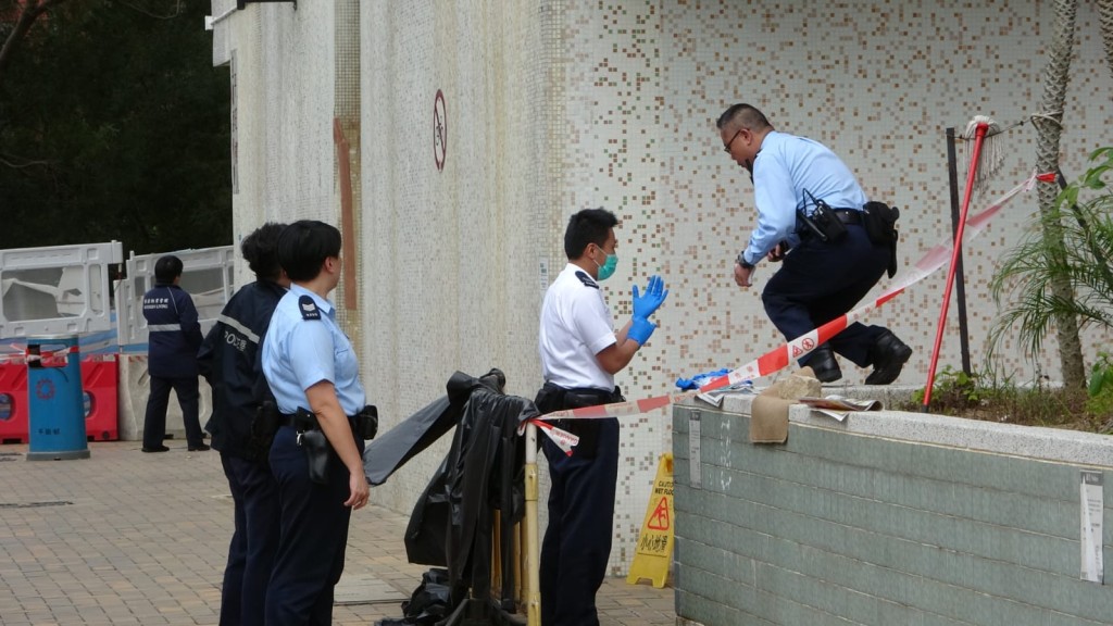 警方到場調查。