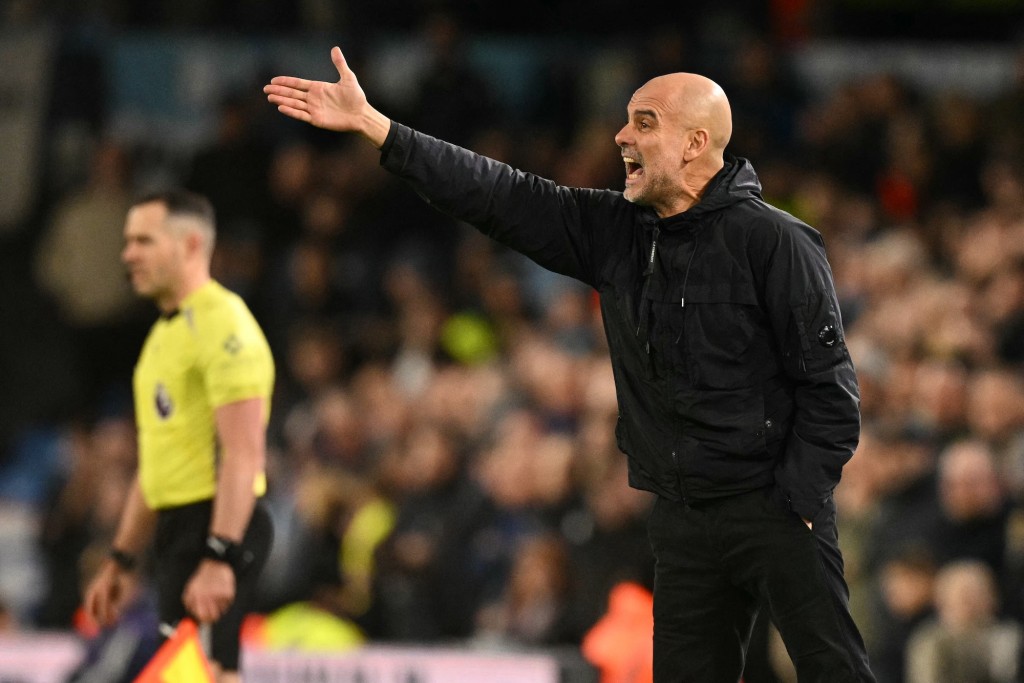 哥迪奧拿為爭標減壓。法新社