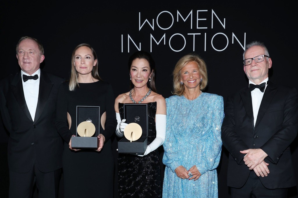 杨紫琼在「Kering Women in Motion颁奖礼」获表扬。