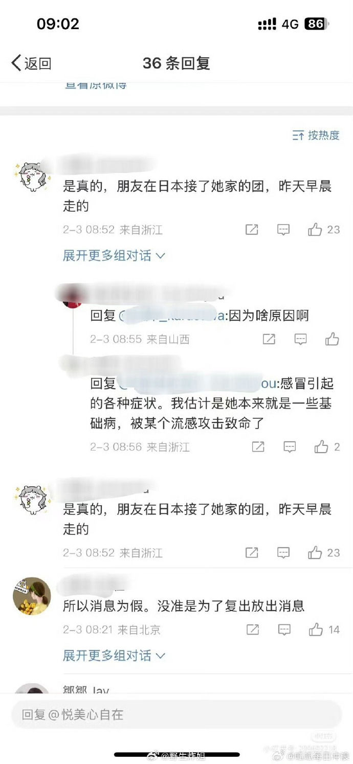 在家屬證實大S死訊前，有網民爆料指在日本接待大S與家人的旅遊團，並透露大S離世的時間。