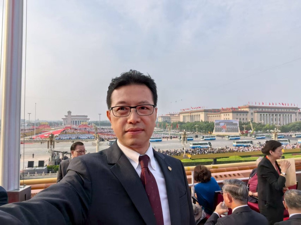 吳秋北分享現場情況。 吳秋北分享現場情況。