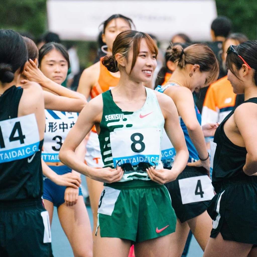 山本有真就读以女子田径知名的名城大学。 Instagram