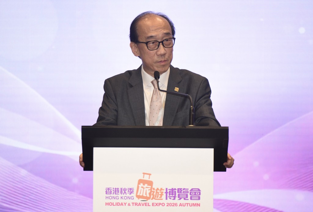香港旅遊業議會主席譚光舜。 香港旅遊業議會主席譚光舜。