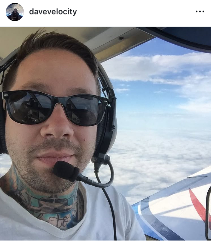 夏皮羅(Dave Shapiro)熱愛飛行。 Instagram / davevelocity 夏皮羅(Dave Shapiro)熱愛飛行。 Instagram / davevelocity