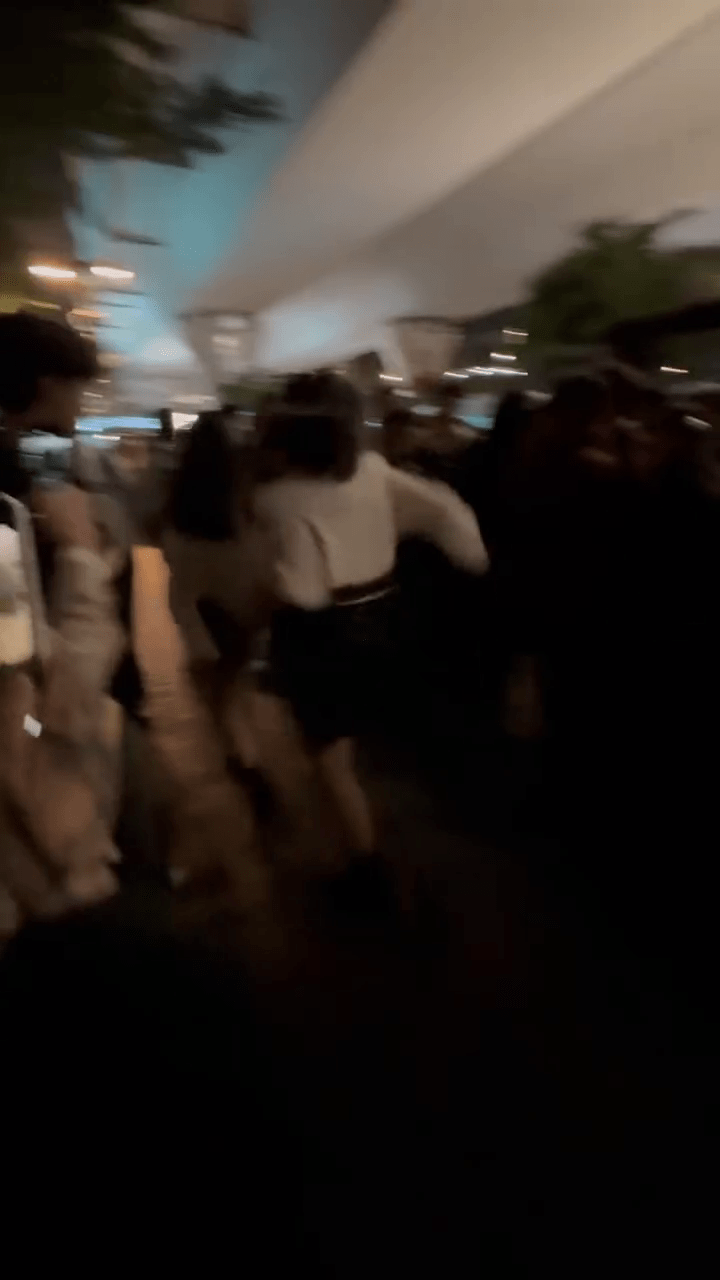 涉案女童更從後「起飛腳」踢向對方背脊。