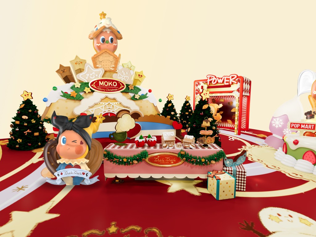 POP MART星星人烘焙造型聖誕現身登場