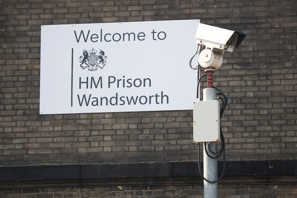 涉事的伦敦旺兹沃斯监狱。路透社