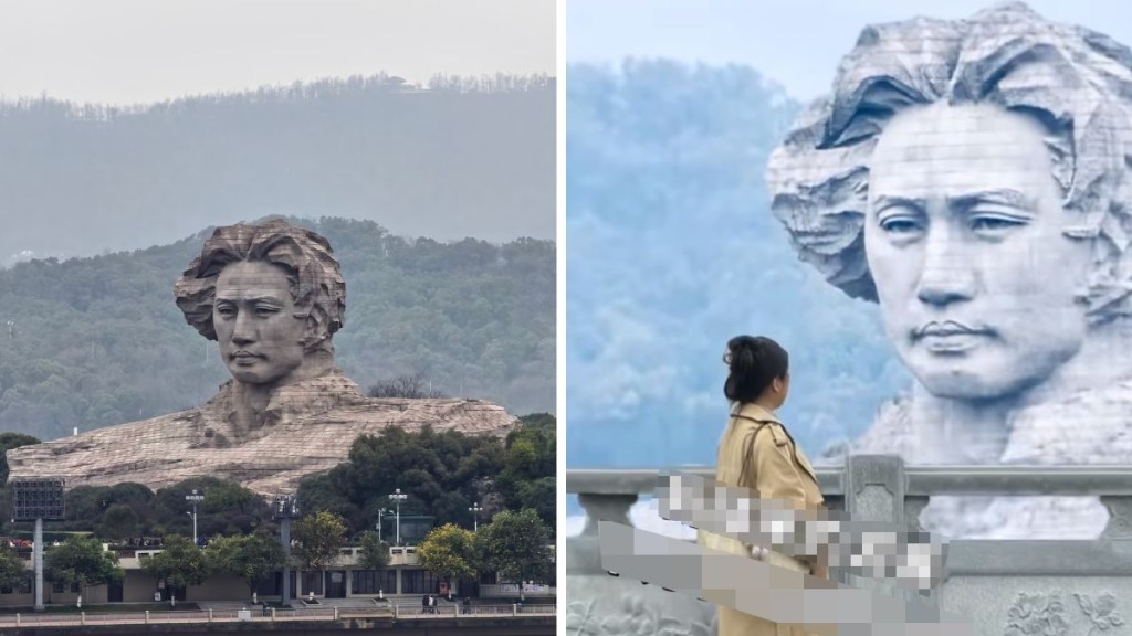 女生橘子洲自拍「旱地拔蔥」運鏡爆紅。央廣網