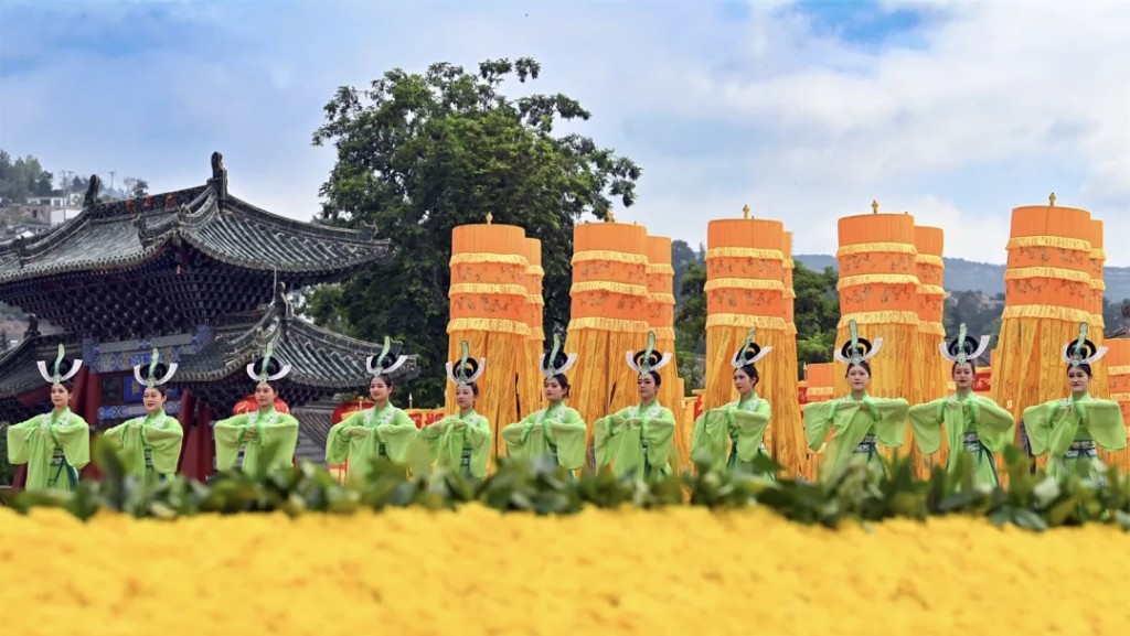 甲辰年公祭中華人文始祖伏羲大典甘肅天水隆重舉行。