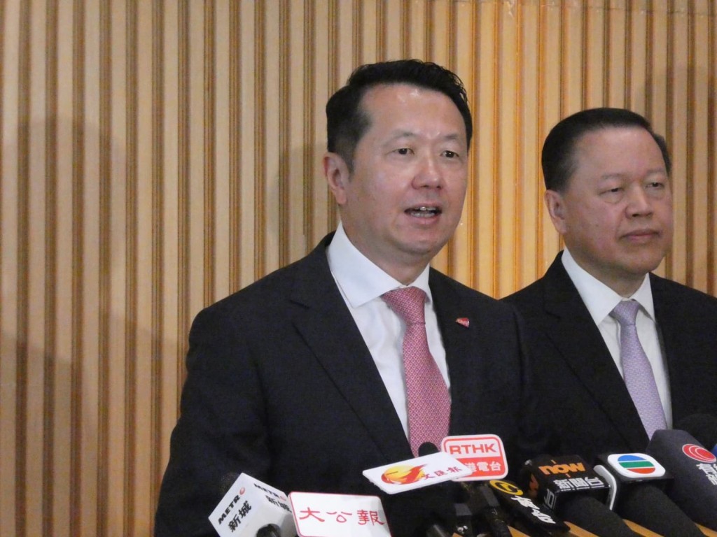 城市大學校董會主席魏明德相信北都大學城可為各院校提供更多的土地。歐文瀚攝