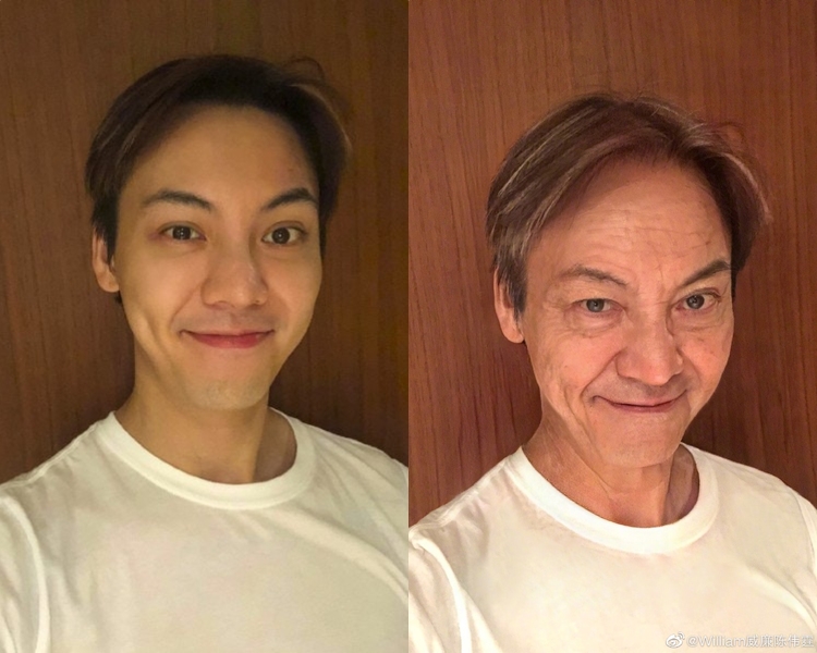 陳偉霆微博圖
