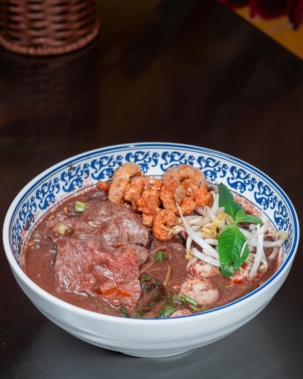 餐廳招牌美食和牛船麵，湯底以牛血熬製，晚市售$98（圖片來源：官方專頁）