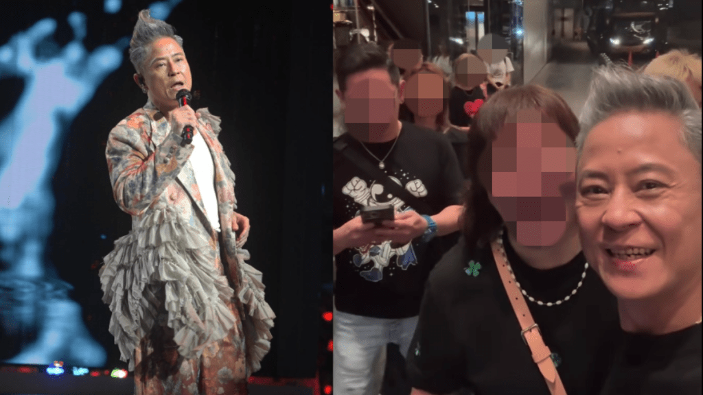 蔡一傑近況曝光狀態極佳  銀髮現身氣色紅潤精神奕奕  擁抱粉絲加一行徑被讚巨星風範