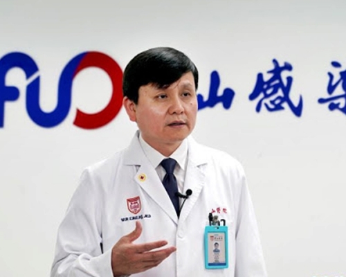 上海復旦大學附屬華山醫院感染科主任張文宏。新華社圖片