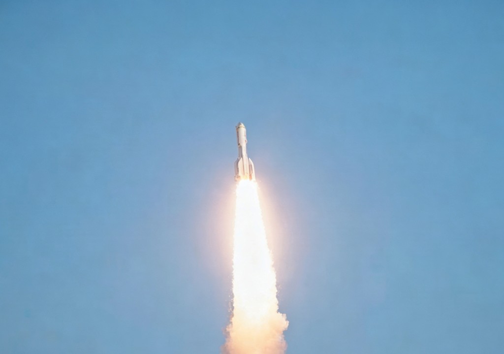 一箭9星，引力一号遥三运载火箭发射成功。 新华社