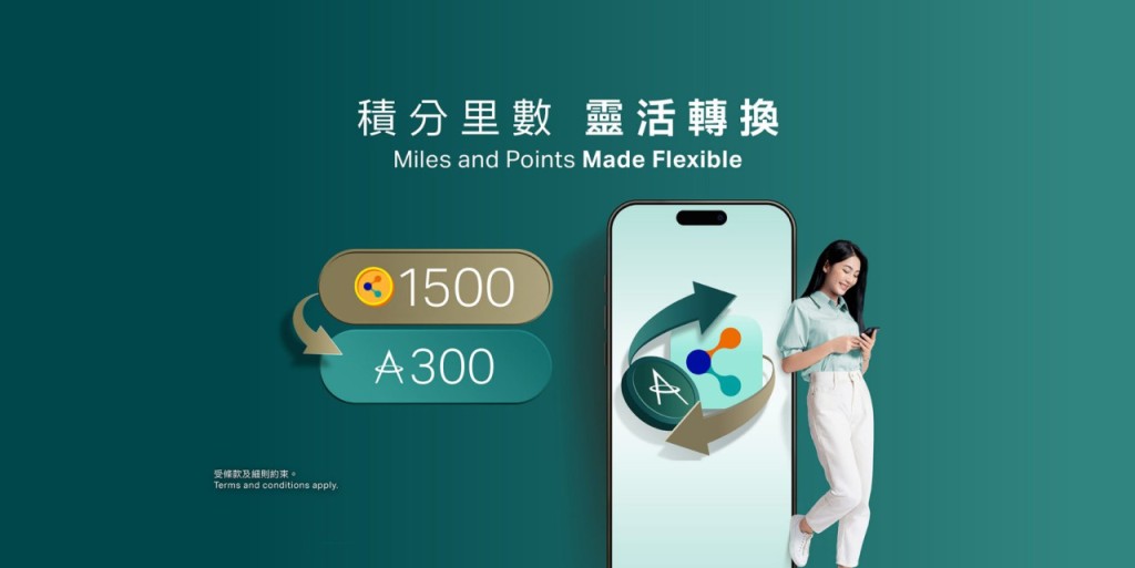 「綠綠賞」積分可轉換成易賞錢,再進一步轉為國泰亞洲萬里通(Asia Miles)里數 「綠綠賞」積分可轉換成易賞錢,再進一步轉為國泰亞洲萬里通(Asia Miles)里數