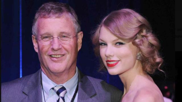 Taylor Swift的父親（左）正遭警方調查。X圖片