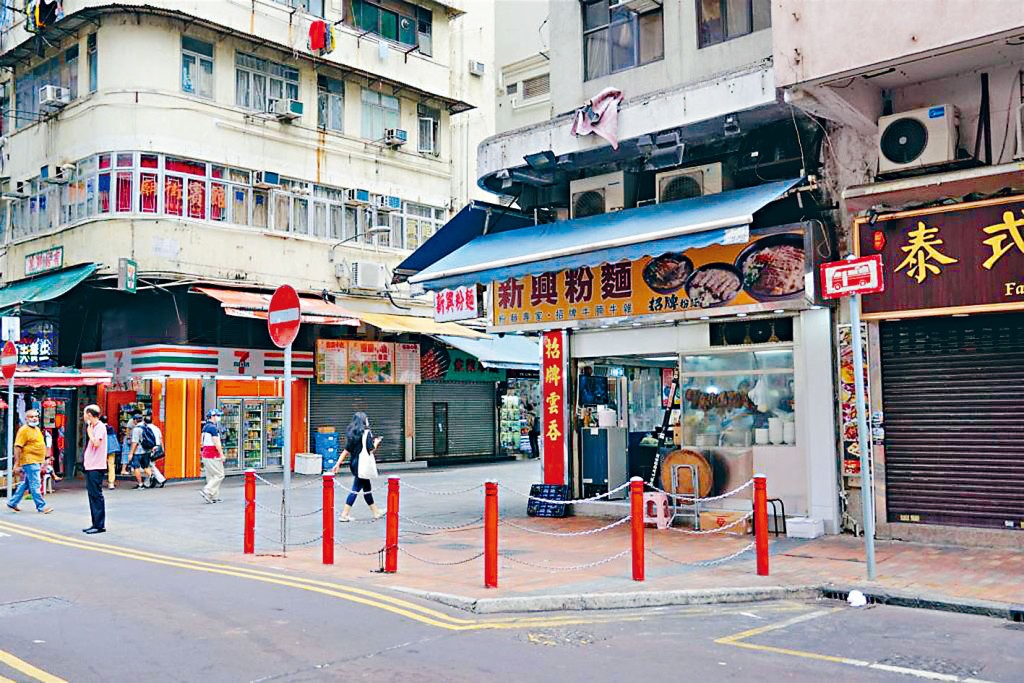 吳松街街道近期已回復整潔，垃圾亦全數消失。