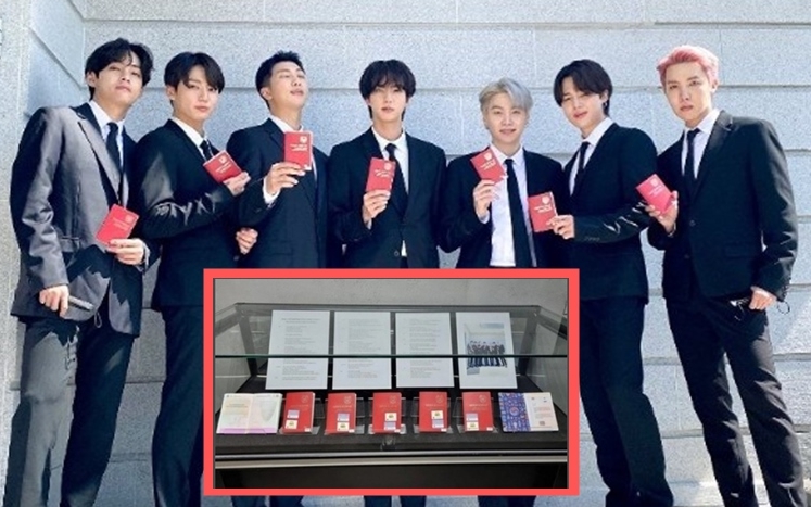 BTS上月獲南韓總統文在寅任命為「未來世代文化總統特使」。