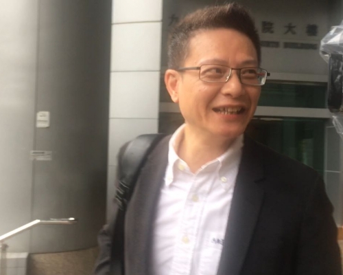 倒車撞毀私家車後離去，前社民連主席陶君行被判罰3500元。劉曉曦攝