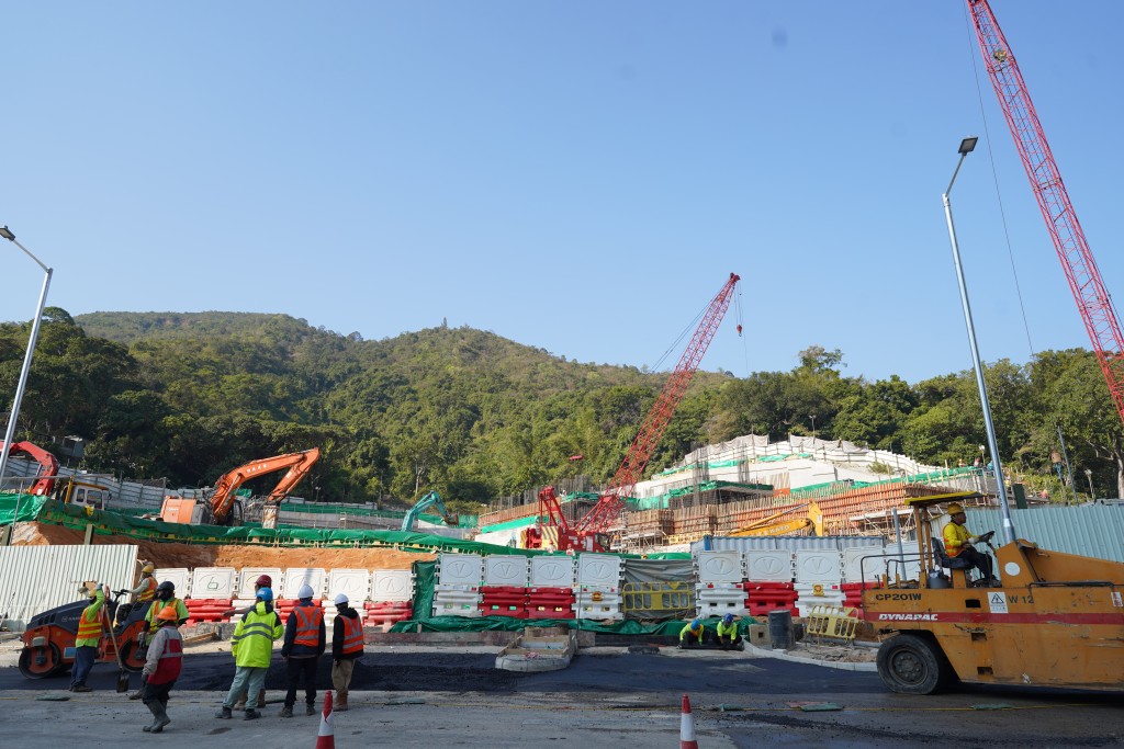 宏福苑重建頌雅路西地段選項。 宏福苑重建頌雅路西地段選項。