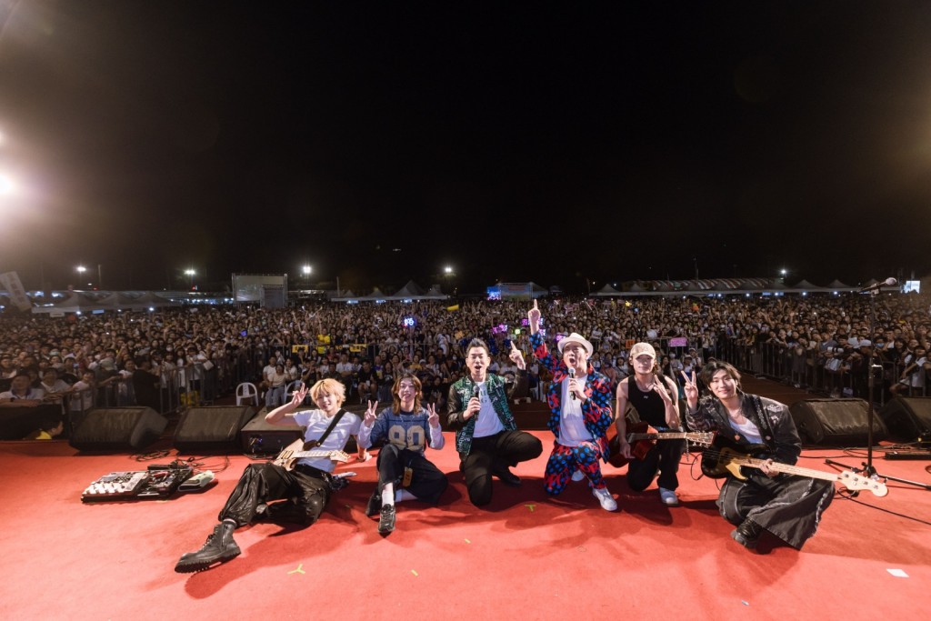 任賢齊邀九孔、PALLAS齊為田中馬加油，吸引3萬觀眾共襄盛舉。