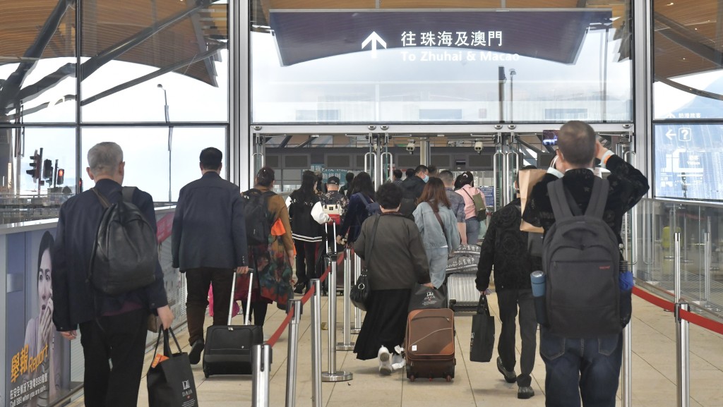 由1月13日港澳恢復通關至3月31日,共有約151萬人次香港旅客入境。資料圖片