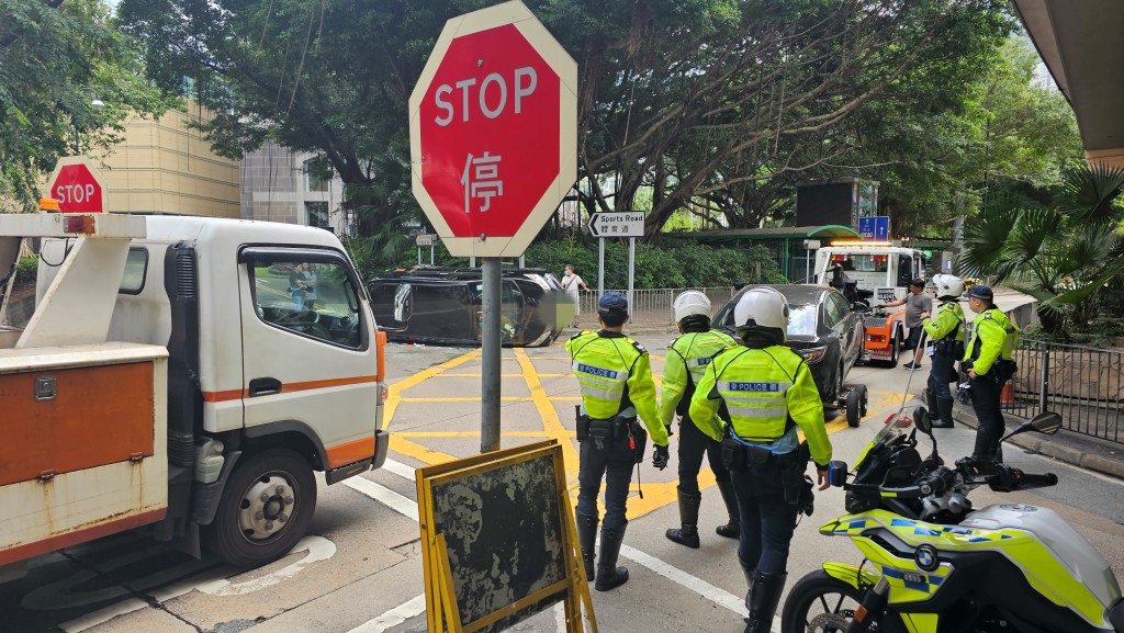 警員到場調查。徐裕民攝