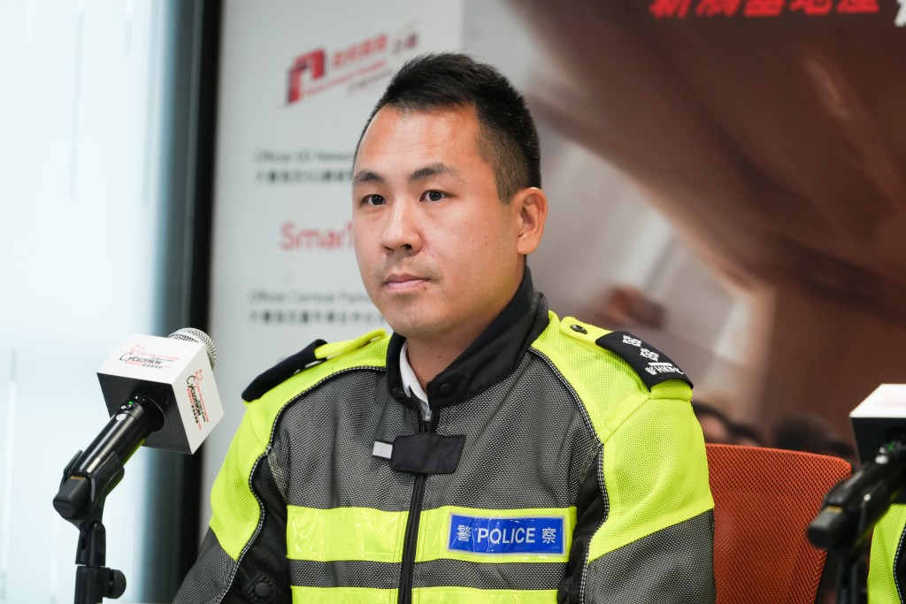 警務處新界南總區交通部執行及管制組高級督察張浩煒。