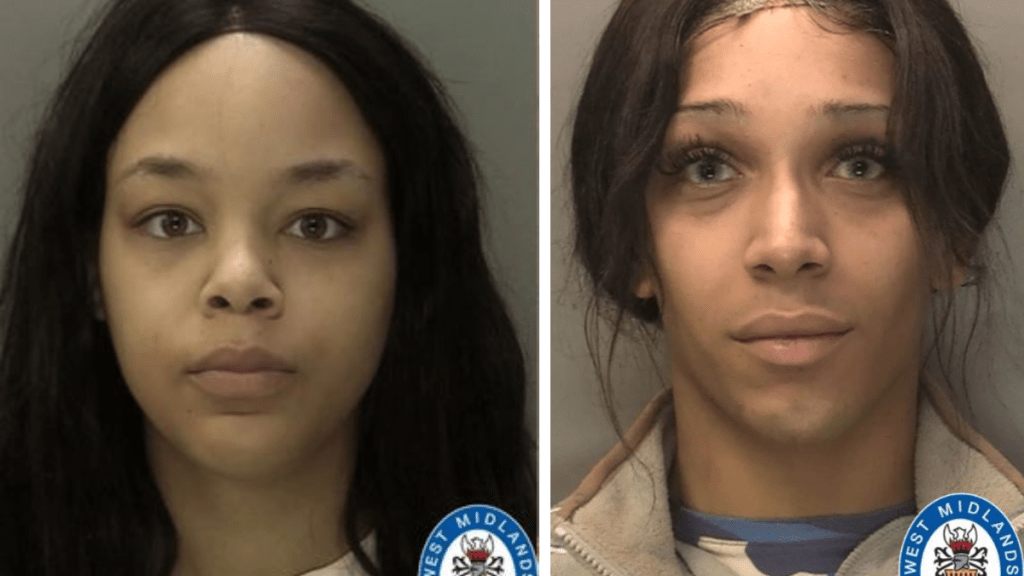 兩名女子分別被判刑。英國西米德蘭茲郡警方