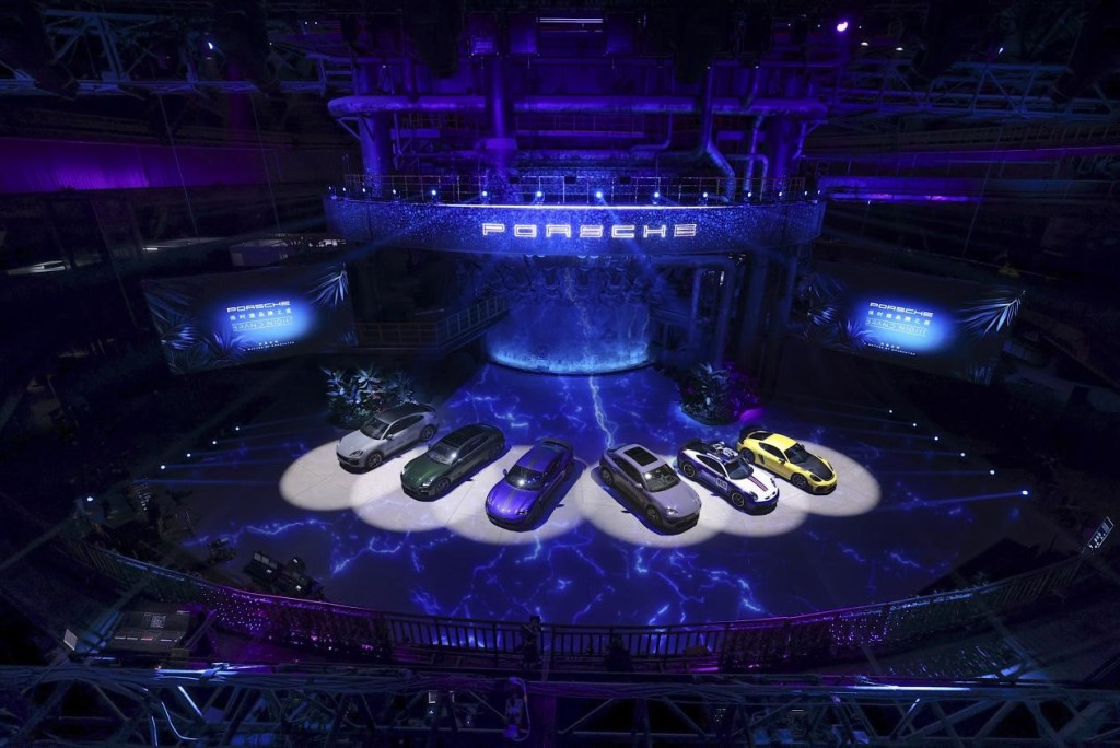 保時捷Porsche在北京首鋼園舉行Brand Night新車預覽活動，展出6款車型。