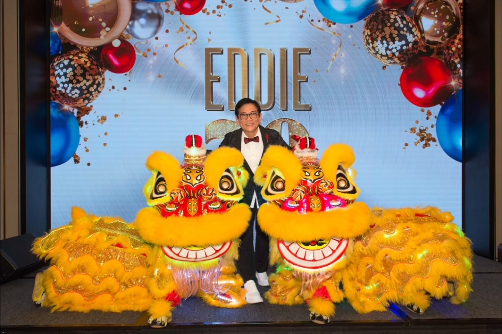黎諾懿太太李潔瑩的爸爸慶祝70歲。 黎諾懿太太李潔瑩的爸爸慶祝70歲。