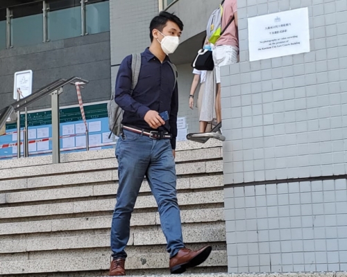 被告何曉朗。 葉君怡攝