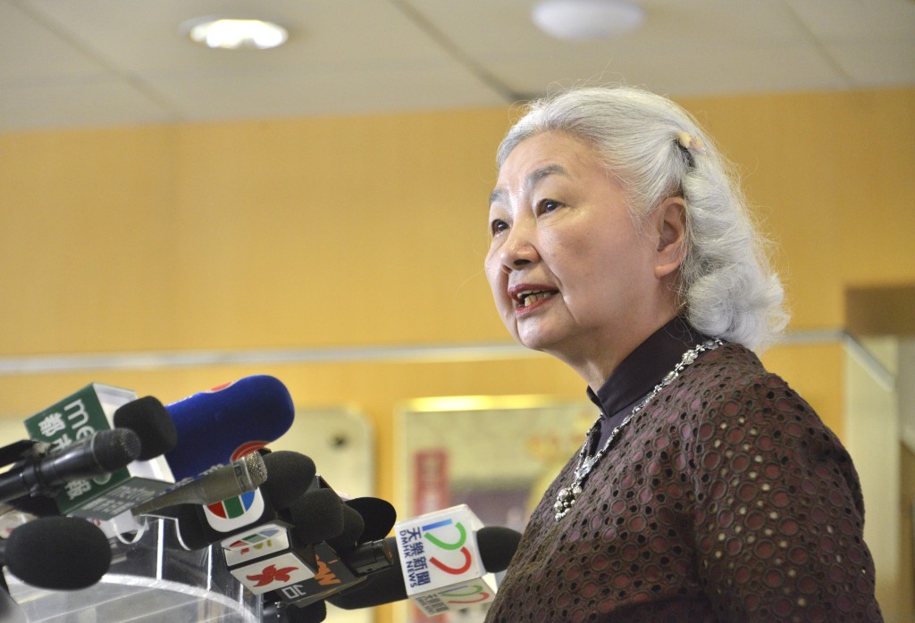 梁愛詩平時說話謹慎，《國安法》醞釀期間，放風都不是信口開河。資料圖片