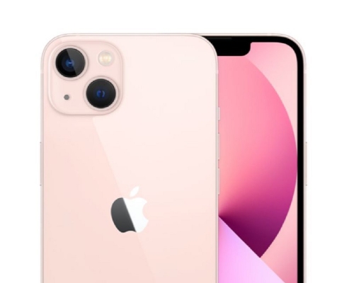 iPHONE13及mini推粉紅新色。蘋果香港官網圖片
